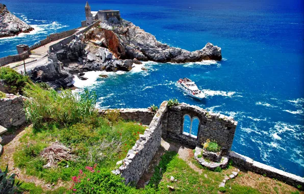 Italy Boat Photography, Cinque Terre Boat Photograph