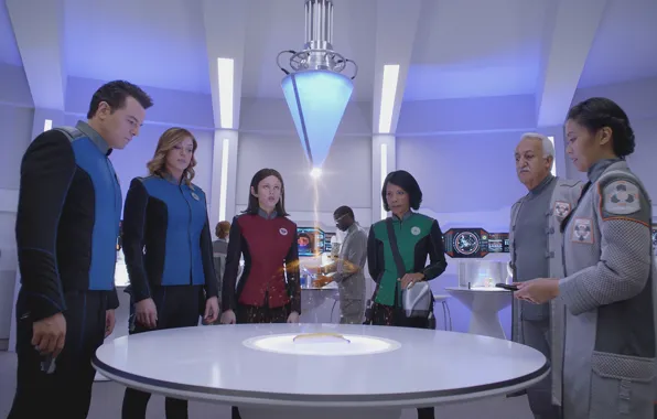 Picture fox, tv series, Seth MacFarlane, Halston Sage, The Orville, Christine Corpuz, Penny Johnson Jerald
