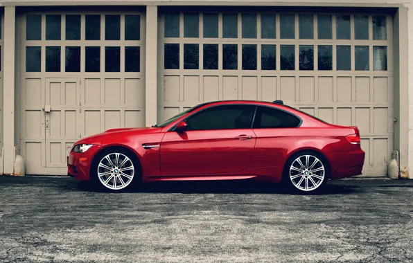 Red, BMW, BMW, red, E92