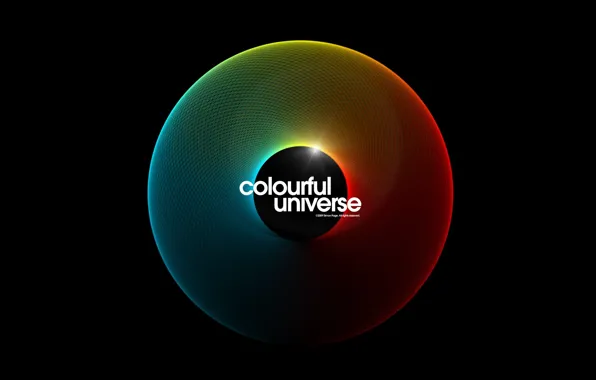 Picture color, sphere, colorful universe