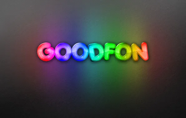 Background, the inscription, rainbow, neon, goodfon, rainbow, background, neon
