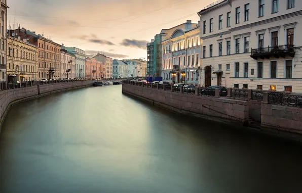 Picture river, Saint Petersburg, Russia, Peter, SPb, Fontanka