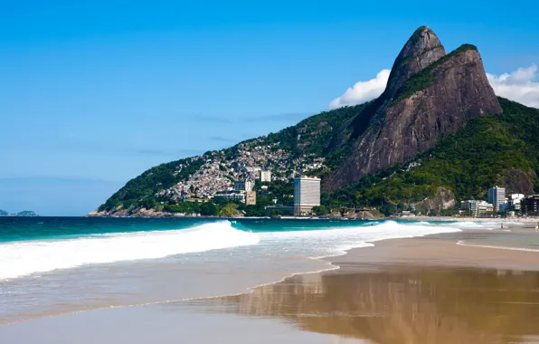 Picture photo, Nature, Mountains, Coast, Brazil, Rio de Janeiro