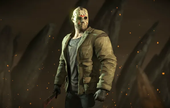 Picture mask, Friday the 13th, fighter, Mortal Kombat X, Jason Voorhees, mk 10