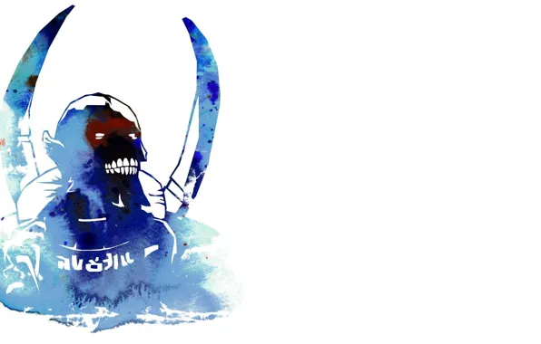 Picture ice, minimalism, Defense of the Ancients, dota2, Lich