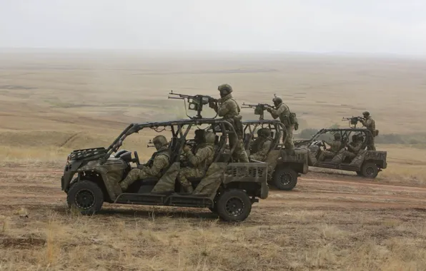 Russia, exercises, Special forces, military vehicles