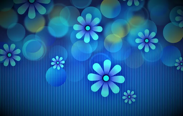 Flowers, background, graphics, texture, background, bokeh, digital art