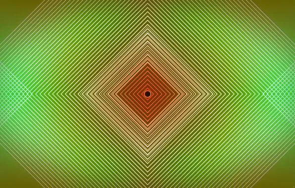 Line, gradient, rhombus