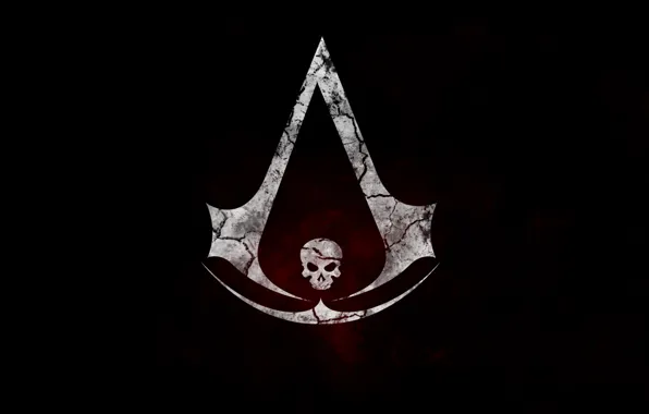 Skull, flag, symbol, assassin, Assassin's Creed IV: Black Flag
