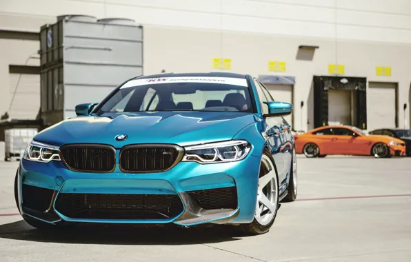 BMW, Blue, Sight, LED, F90