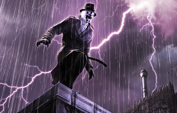 Picture lightning, Keepers, Watchmen, Rorschach