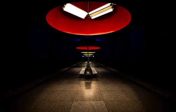 Picture metro, Munich, Bavaria, Nymphenburg, Mood Lighting