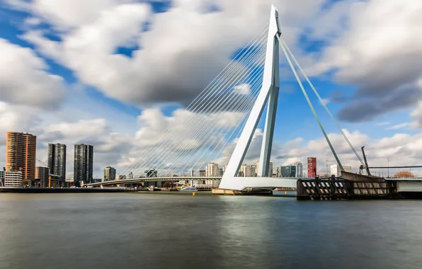 Picture bridge, Netherlands, Holland, Rotterdam