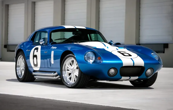 Picture Shelby, White, Daytona, Superformance, Stripes