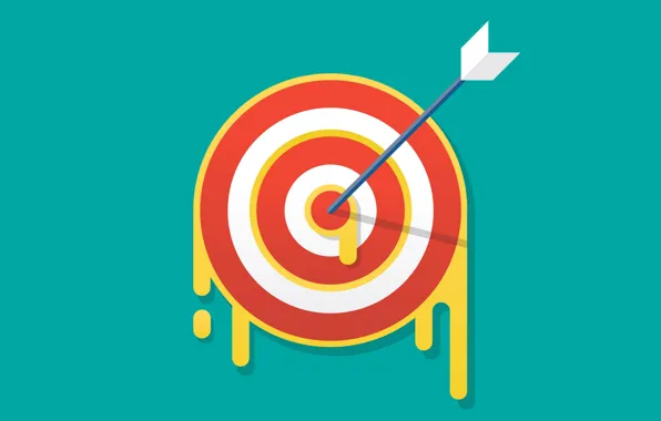 Vector, arrow, target