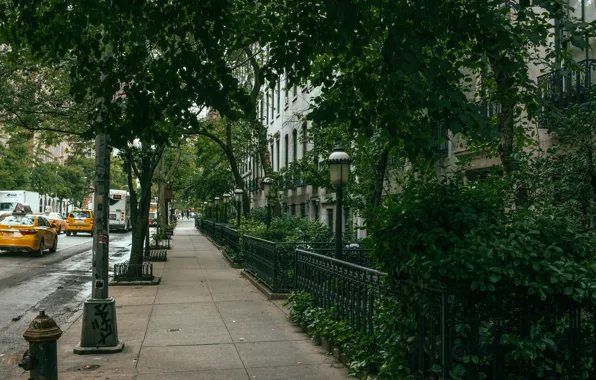 Machine, street, New York