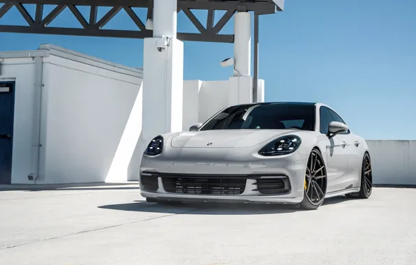 Picture Porsche, Panamera, Light, Sky, Turbo, VAG, LED