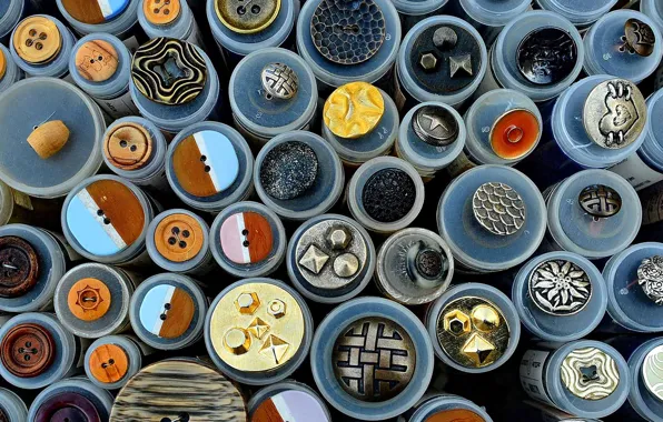 Picture texture, Germany, Bayern, buttons, flea market, Furth