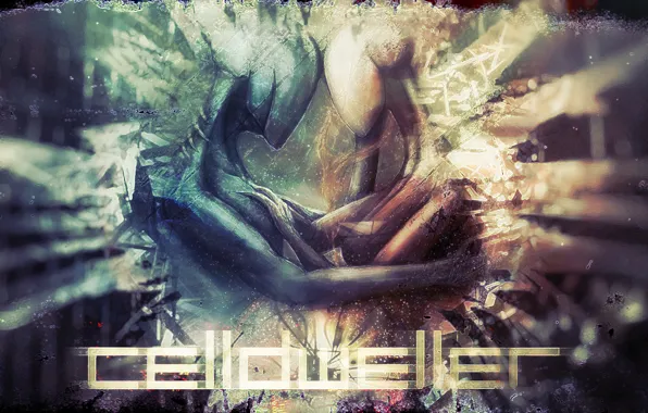 Picture color, abstraction, feelings, creatures, it, Celldweller