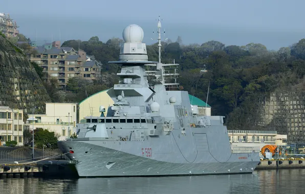 Japan, frigate, The Italian Navy, Antonio Marceglia, F 597, Yokosuka visit