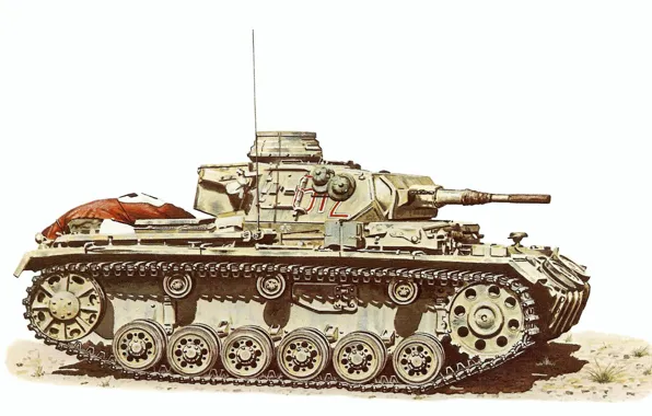 Medium tank, Panzerkampfwagen III, Pz.Kpfw. III, The North African campaign