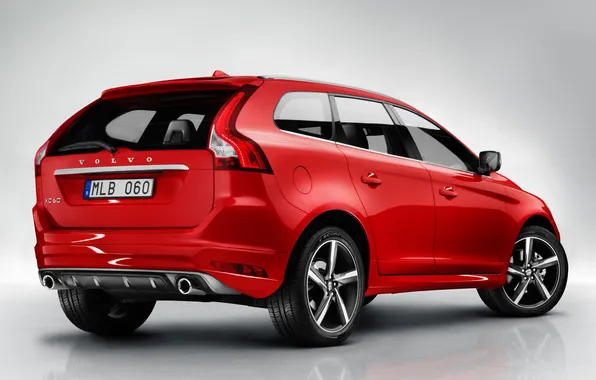 Picture car, auto, Volvo, red, wallpapers, R-design, XC60