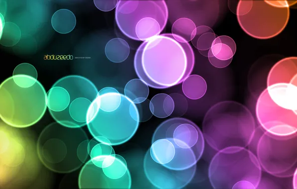 Picture bubbles, colored, design