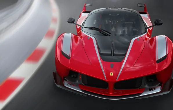 Picture road, Ferrari, supercar, FXX K