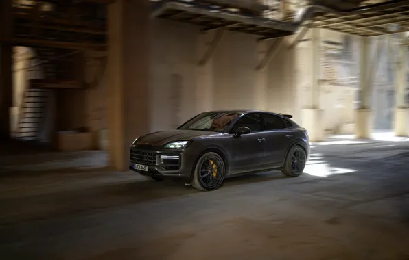 Picture Porsche, Cayenne, drive, Porsche Cayenne Turbo E-Hybrid Coupe GT