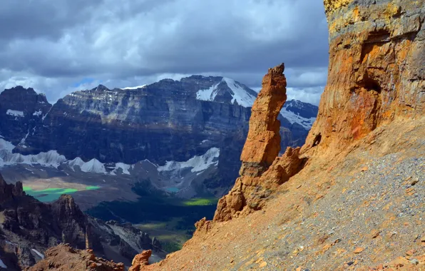 Landscape, mountains, nature