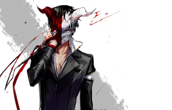 Picture background, the game, mask, art, guy, HeroWarz