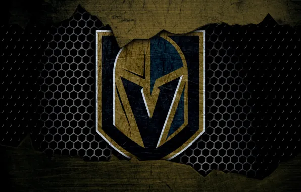 Wallpaper, sport, logo, NHL, hockey, Vegas Golden Knights