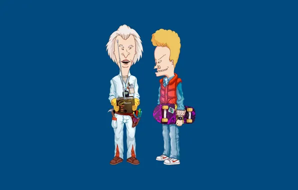 Picture the trick, metallica, exclusive, back to the future, Beavis and Butthead, Butt-head, Back To The …