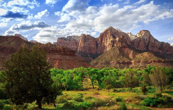 Picture the sky, landscape, mountains, nature, rocks, beauty