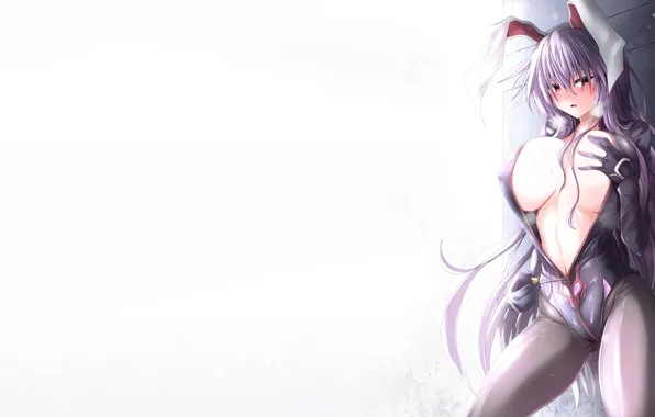 Girl, sexy, cleavage, erect nipples, long hair, boobs, sexy girl, anime