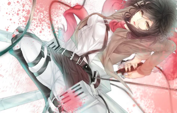 Look, girl, weapons, blood, soldiers, gesture, swords, art