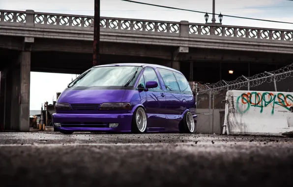 Toyota, Bridge, Side, Violet, Preview, Toyota Previa