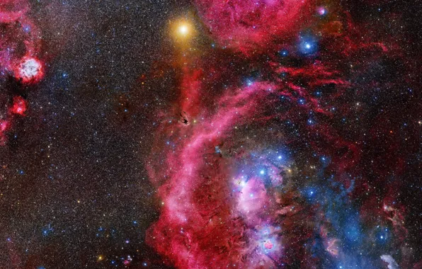 Space, planet, stars, Galaxy, Galaxy