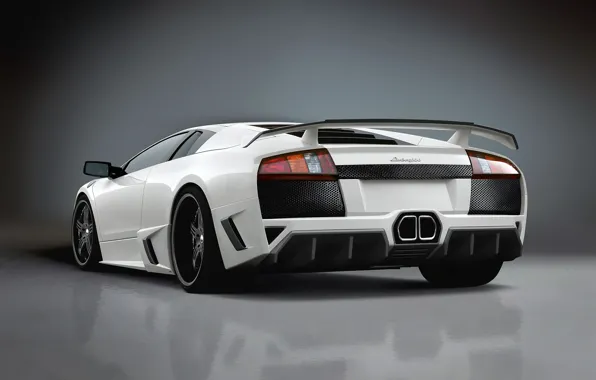 Auto, white, Lamborghini