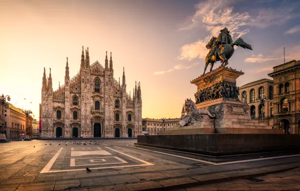 Area, monument, Milan, The Duomo of Milan, The Cathedral Of The Nativity Of The Virgin …