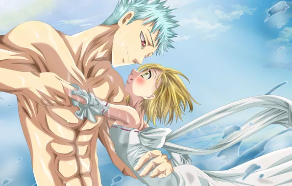 Anime, art, Nanatsu no Taizai, The seven deadly sins, Ban, Elaine