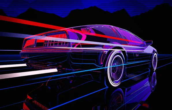 Synthwave DeLorean Drive  Live Wallpaper Screensaver  4K Ultra HD 60fps  livewallpaper4k  YouTube