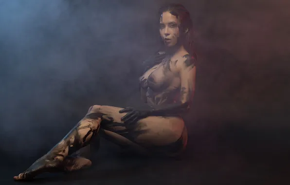 Chest, pose, model, haze, sexy, model, sexy, pose