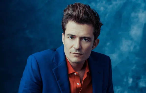 Look, background, portrait, actor, jacket, Orlando Bloom, Orlando Bloom