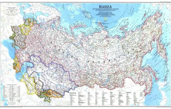 Picture Map, Russia, CIS
