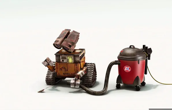 Picture wall-e, vacuume, cockroach