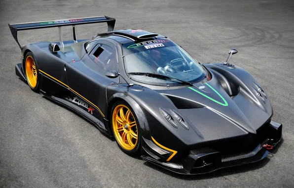 Picture supercar, carbon, drives, hypercar, zonda, pagani, probe, Pagani