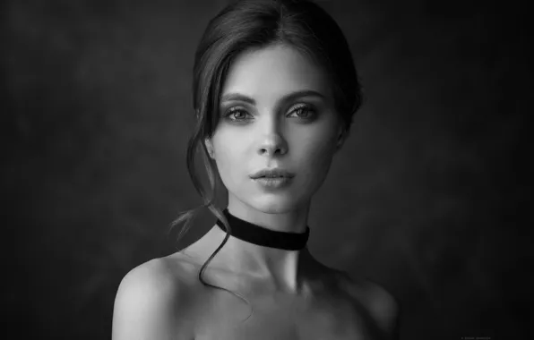 Girl, shoulders, Denis Drozhzhin