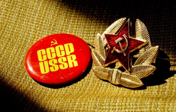 Background, star, icon, shadow, hammer, fabric, USSR, USSR