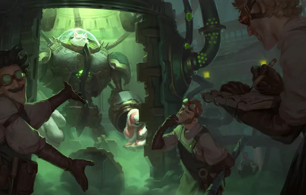 People, robot, master, Legends of Runeterra
